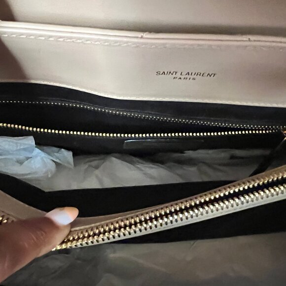 SAINT LAURENT LOULOU | LARGE BEIGE BAG | DISCONTINUED - Picture 7 of 9